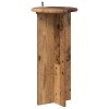 Növényállvány 2 pcs antik fa 29,5 x 29,5 x 60 cm szerelt fa