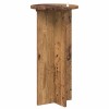 Növényállvány 2 pcs antik fa 29,5 x 29,5 x 60 cm szerelt fa