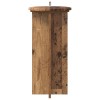 Növényállvány 2 pcs antik fa 29,5 x 29,5 x 60 cm szerelt fa