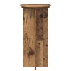 Növényállvány 2 pcs antik fa 29,5 x 29,5 x 60 cm szerelt fa