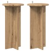 Növényállvány 2 pcs kézműves tölgy 29,5 x 29,5 x 60 cm