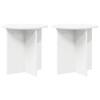 Növényállvány 2 pcs fehér ø40 x 40 cm szerelt fa