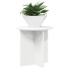 Növényállvány 2 pcs fehér ø40 x 40 cm szerelt fa