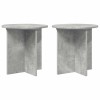Növényállvány 2 pcs betonszürke 40 x 40 x 40 cm szerelt fa