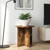 Növényállvány 2 pcs füstös tölgy 40 x 40 x 40 cm szerelt fa