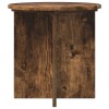 Növényállvány 2 pcs füstös tölgy 40 x 40 x 40 cm szerelt fa