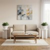 Növényállvány 2 pcs fehér ø29,5 x 40 cm szerelt fa