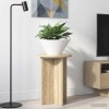 Növényállvány 2 pcs sonoma tölgy ø29,5 x 40 cm szerelt fa