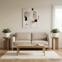 Növényállvány 2 pcs sonoma tölgy ø29,5 x 40 cm szerelt fa