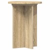 Növényállvány 2 pcs sonoma tölgy ø29,5 x 40 cm szerelt fa