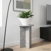 Növényállvány 2 pcs betonszürke ø29,5 x 40 cm szerelt fa