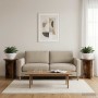 Növényállvány 2 pcs füstös tölgy ø29,5 x 40 cm szerelt fa