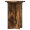 Növényállvány 2 pcs füstös tölgy ø29,5 x 40 cm szerelt fa
