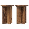 Növényállvány 2 pcs antik fa ø29,5 x 40 cm szerelt fa