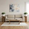 Növényállvány 2 pcs kézműves tölgy ø29,5 x 40 cm szerelt fa