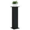 Növényállvány 2 pcs fekete 30,5 x 30 x 100,5 cm szerelt fa