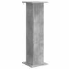 Növényállvány 2 pcs betonszürke 30,5 x 30 x 100,5 cm szerelt fa