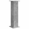 Növényállvány 2 pcs betonszürke 30,5 x 30 x 100,5 cm szerelt fa
