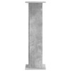 Növényállvány 2 pcs betonszürke 30,5 x 30 x 100,5 cm szerelt fa