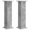 Növényállvány 2 pcs betonszürke 30,5 x 30 x 100,5 cm szerelt fa