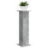 Növényállvány 2 pcs betonszürke 30,5 x 30 x 100,5 cm szerelt fa