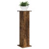 Növényállvány füstös tölgy 30,5 x 30 x 100,5 cm szerelt fa