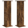 Növényállvány 2 pcs füstös tölgy 30,5 x 30 x 100,5 cm
