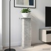 Növényállvány 2 pcs betonszürke 30,5 x 30 x 80,5 cm szerelt fa