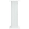 Növényállvány 2 pcs magasfényű fehér 30,5 x 30 x 80,5 cm