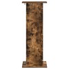 Növényállvány 2 pcs füstös tölgy 30,5 x 30 x 80,5 cm szerelt fa