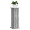 Növényállvány 2 pcs szürke sonoma 30,5 x 30 x 80,5 cm