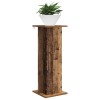 Növényállvány antik fa 30,5 x 30 x 80,5 cm szerelt fa