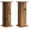 Növényállvány 2 pcs antik fa 30,5 x 30 x 80,5 cm szerelt fa