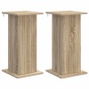 Növényállvány 2 pcs sonoma tölgy 30,5 x 30 x 60,5 cm szerelt fa