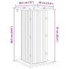 Növényállvány 2 pcs sonoma tölgy 30,5 x 30 x 60,5 cm szerelt fa
