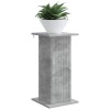 Növényállvány betonszürke 30,5 x 30 x 60,5 cm szerelt fa