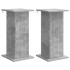Növényállvány 2 pcs betonszürke 30,5 x 30 x 60,5 cm szerelt fa