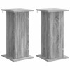 Növényállvány 2 pcs szürke sonoma 30,5 x 30 x 60,5 cm