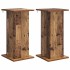 Növényállvány 2 pcs antik fa 30,5 x 30 x 60,5 cm szerelt fa