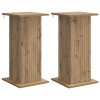 Növényállvány 2 pcs kézműves tölgy 30,5 x 30 x 60,5 cm