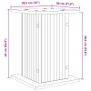 Növényállvány 2 pcs fekete 30,5 x 30 x 43 cm szerelt fa