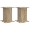 Növényállvány 2 pcs sonoma tölgy 30,5 x 30 x 43 cm szerelt fa