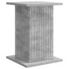 Növényállvány betonszürke 30,5 x 30 x 43 cm szerelt fa