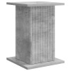 Növényállvány betonszürke 30,5 x 30 x 43 cm szerelt fa