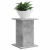 Növényállvány betonszürke 30,5 x 30 x 43 cm szerelt fa