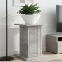 Növényállvány 2 pcs betonszürke 30,5 x 30 x 43 cm szerelt fa