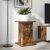 Növényállvány 2 pcs füstös tölgy 30,5 x 30 x 43 cm szerelt fa