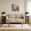 Növényállvány 2 pcs füstös tölgy 30,5 x 30 x 43 cm szerelt fa