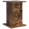 Növényállvány 2 pcs füstös tölgy 30,5 x 30 x 43 cm szerelt fa