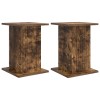 Növényállvány 2 pcs füstös tölgy 30,5 x 30 x 43 cm szerelt fa